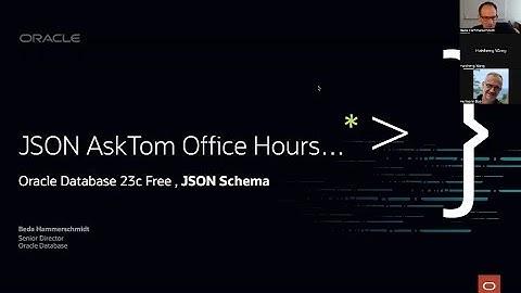 JSON Schema in Oracle Database 23c