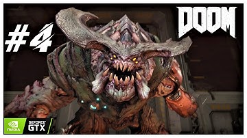 DOOM 2016 - Walkthrough Part 4 [1440p 60FPS PC ULTRA] - No Commentary