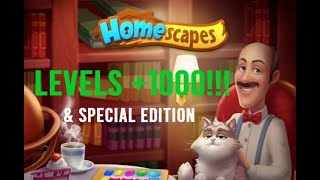 HOMESCAPES GAMEPLAY WALKTHROUGH EPIC WINS!!! LEVELS +1000 +1 SPECIAL EDITION LEVEL
