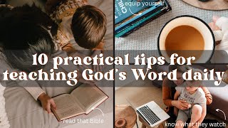 Teaching Gods Word To Your Kids Building A Strong Foundation Raising Christian Kids