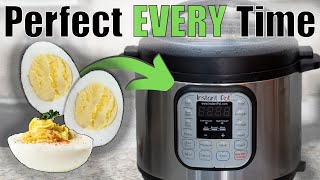 Perfect Instant Pot Hard Boiled Eggs {4-4-4 Rule} - FeelGoodFoodie