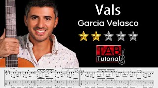 Vals by Venancio Garcia Velasco | Classical Guitar Tutorial + Sheet & Tab