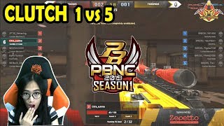 RATA!! AWP CLUTCH 1 VS 5 (FUN MATCH PBNC 2019) - Point Blank Indonesia