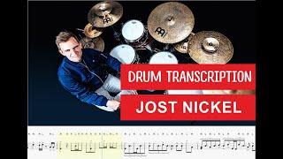 JOST NICKEL - Drum Solo Transcription | Drum Sheet Music Free | PDF