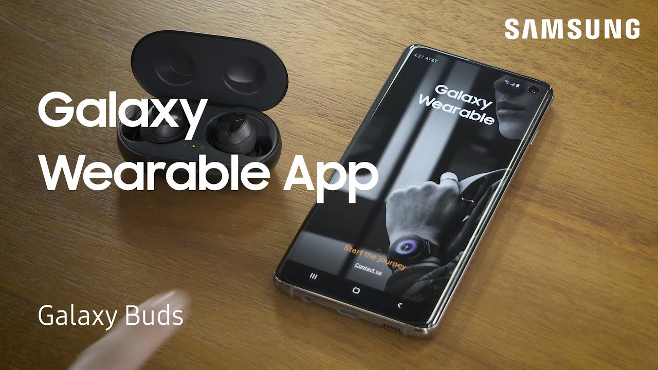 Pairing Your Galaxy Buds With The Galaxy Wearable App Samsung Us Youtube