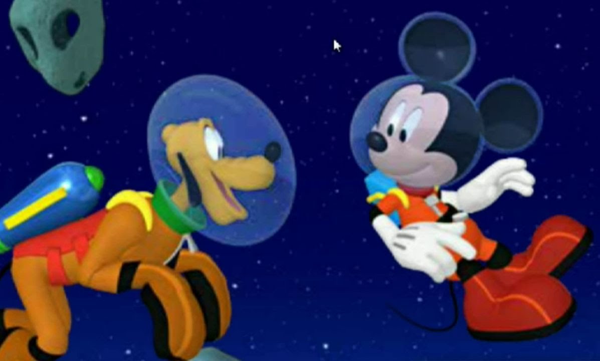 Mickey Mouse Clubhouse Space Adventure With Pluto Game - YouTube