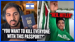 Pro Palestinian Went FULL NAZI on Camera…
