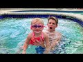 Teaching My 1 Year Old Baby How To Swim!!! *INCREDIBLE*