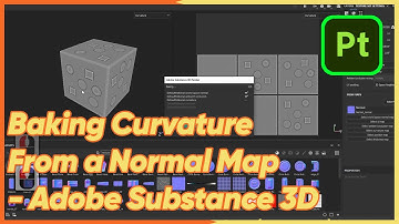 Baking Curvature From a Normal Map - Adobe Substance 3D Painter