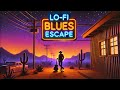Lo-Fi Blues Escape 🌙 | Relaxing Blues Guitar &amp; Chill Lo-Fi Hip-Hop Beats