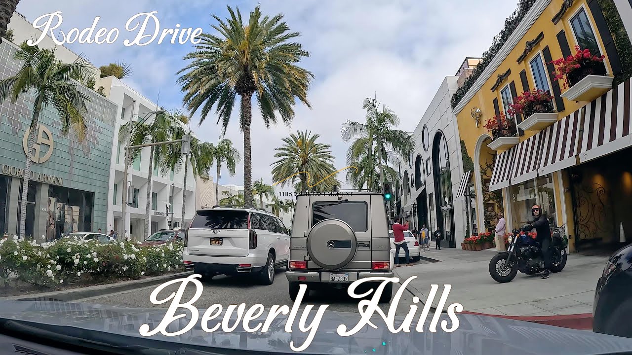 Driving Through Rodeo Drive - Beverly Hills | Driving Tour [4K] 2024 ...