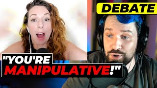 Rad Feminist Instantly Quits Debate After Hearing Destiny's Logic
