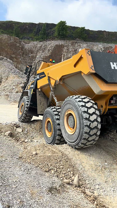 Hyundai Construction Equipment HA30 articulated dump truck at the Hillhead Quarry Show. #dumptruck