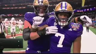 Washington 77 yard pass to set up 1 yard touchdown run  l Sugar Bowl by Division One Memes 18,051 views 4 months ago 2 minutes, 17 seconds