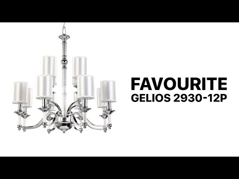 Подвесная люстра с белыми плафонами Favourite Gelios 2930-12P #Shorts Подвесная люстра с белыми плафонами Favourite Gelios 2930-12P #Shorts