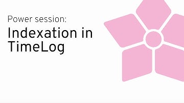 Power Session about indexation in TimeLog