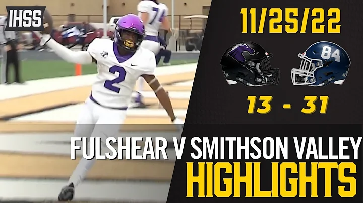 Fulshear vs Smithson Valley - 2022 Week 14 Football Highlights