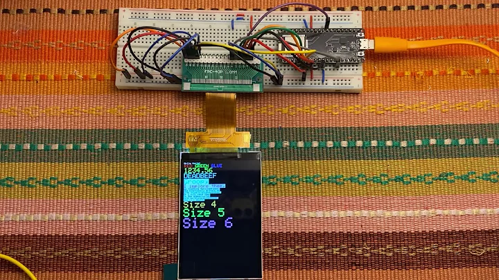Arduino_GFX ILI9481 320x480