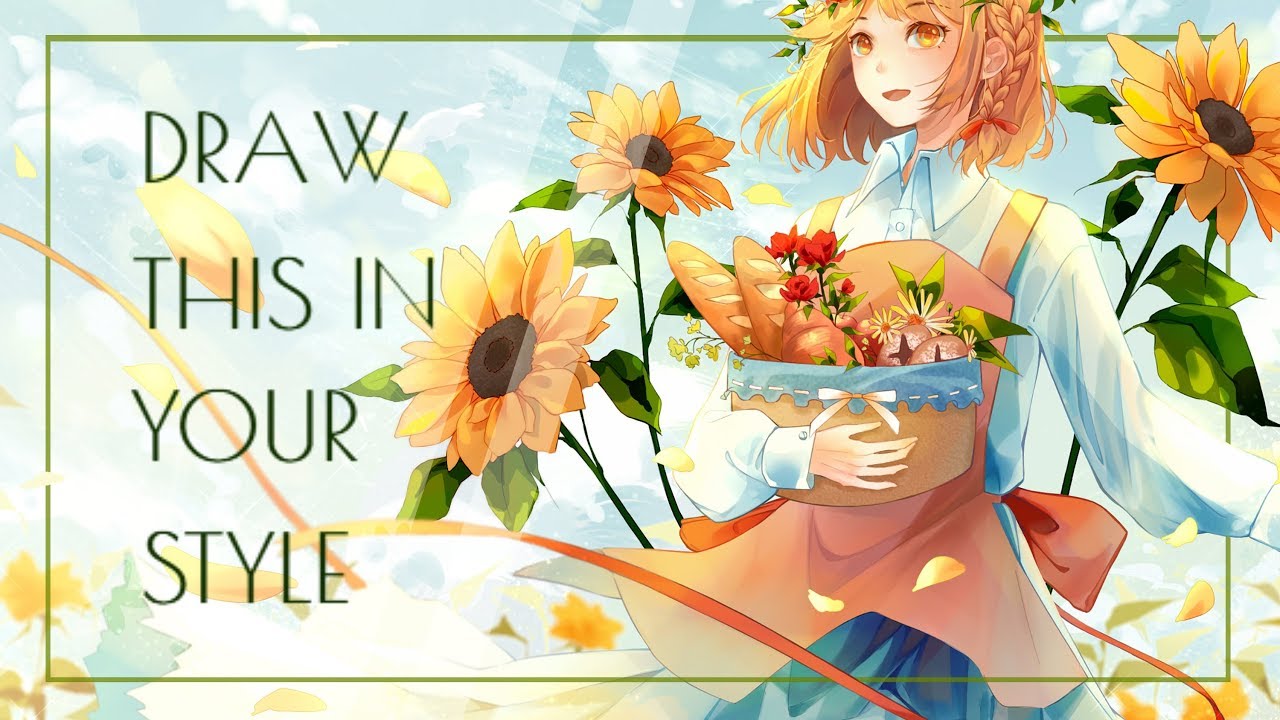 Draw This In Your Style Challenge (CreamSherry) | Speedpaint - YouTube