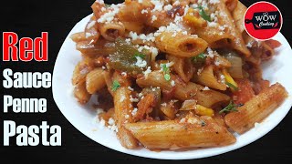 Red sauce Penne Pasta Italian \Quick & Easy Recipe\Spicy Pasta - how to make restaurant style pasta