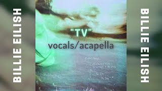 Billie Eilish - TV (CLEAN Vocals\/Acapella)