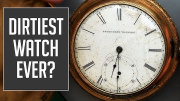 Elgin From the 1880s Vintage Pocket Watch Restoration