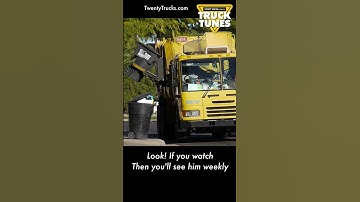 Garbage Truck Music Video Short #twentytrucks #shorts