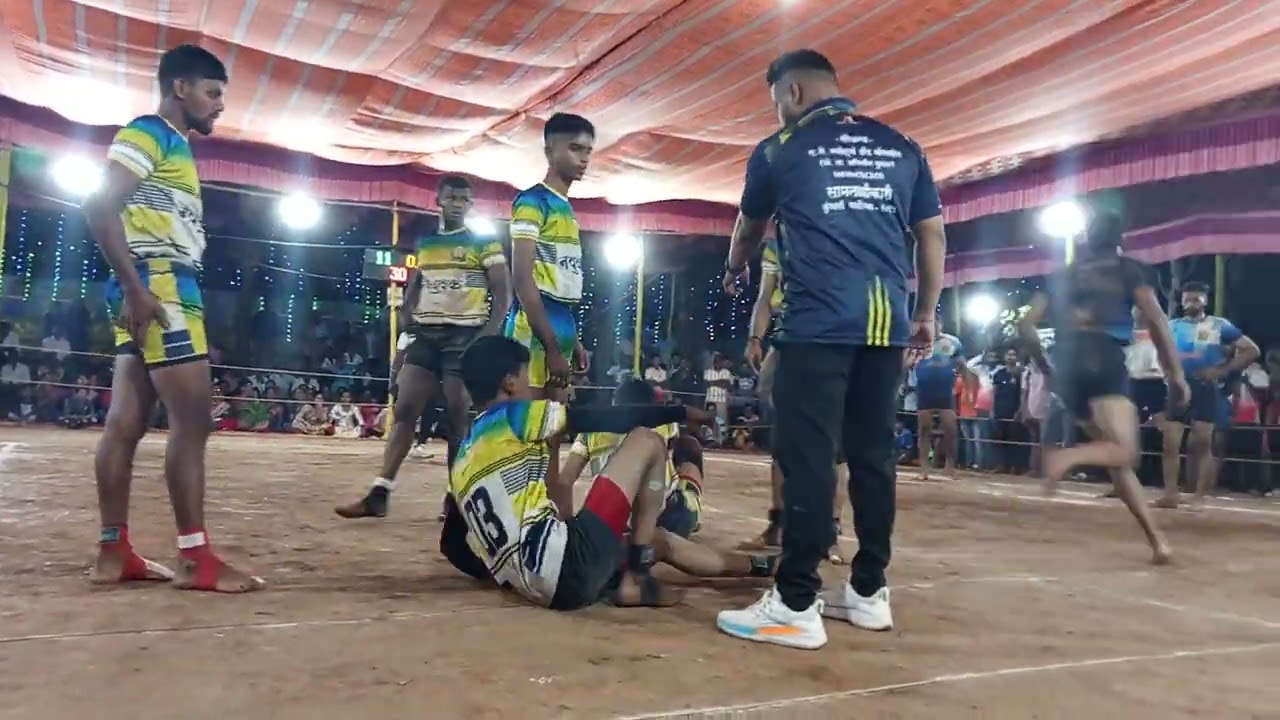 जयगणेशप्रतिष्ठानखेरशेतबेंडलवाडी आयोजितभव्य कबड्डीस्पर्धानवयुवक खेरशेतबाटलेवाडीvsसुकाई कटरे फायनलमॅच