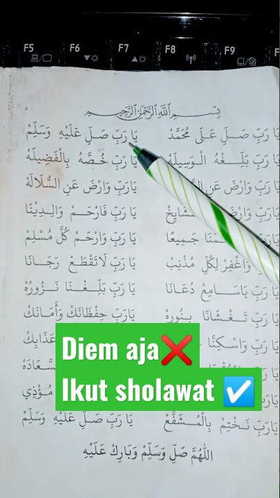SHOLAWAT NABI BELAJAR MAULID DIBA' YA ROBBI SHOLLI A'LA MUHAMMAD || HABIB SYECH || SHOLAWATAN