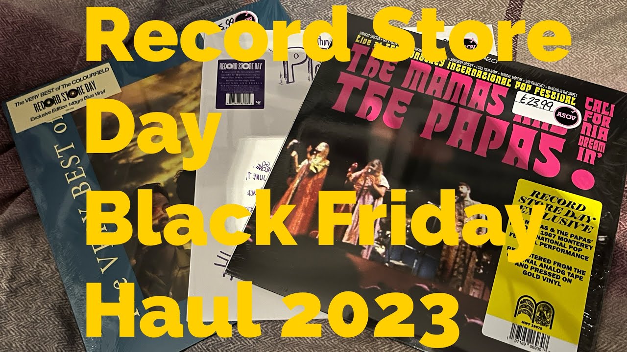 Record Store Day Black Friday Haul 2023 YouTube