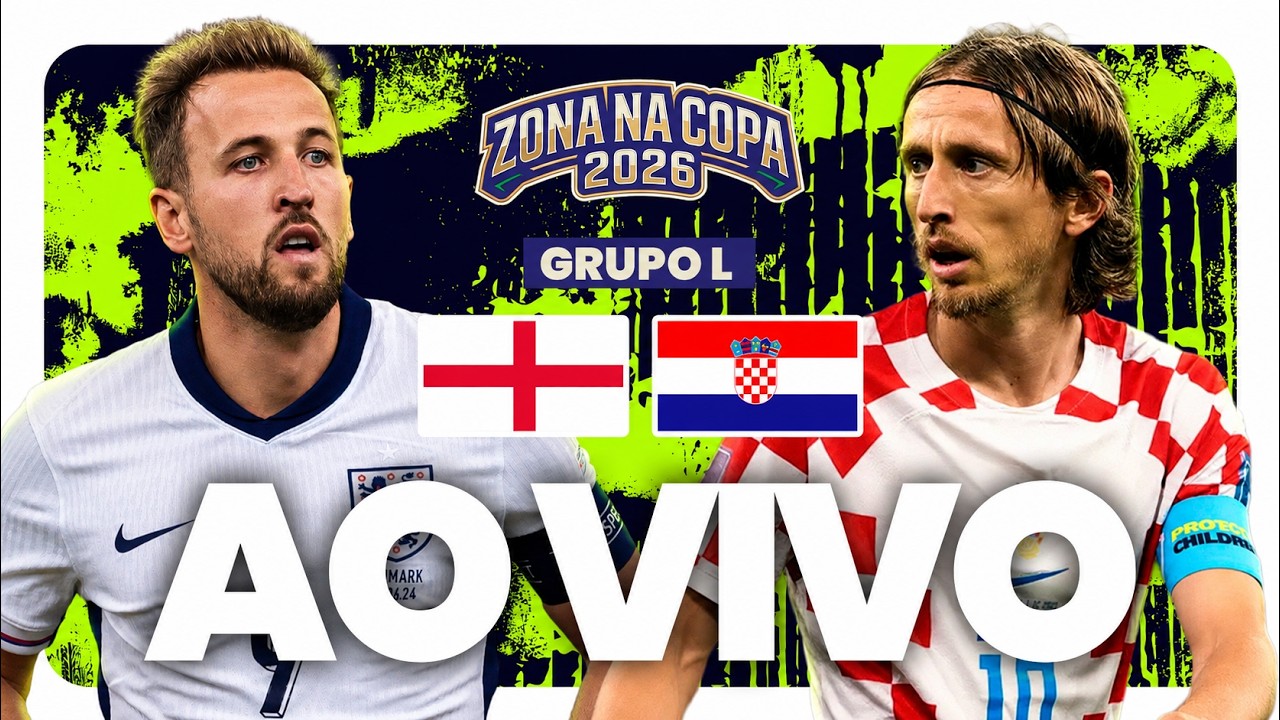 INGLATERRA X CROÁCIA | COPA DO MUNDO 2026 | REACT AO VIVO