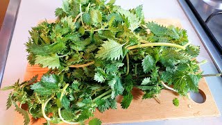 Neighbors from Turkey taught me how to cook nettles this way VERY DELICIOUS and USEFUL! Turkish food