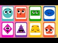 Learning Shapes with Animated Figures | Shapes for Toddlers | Preschool Learning