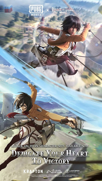 PUBG MOBILE X ATTACK ON TITAN | Mikasa Ackerman, the Fearless Companion