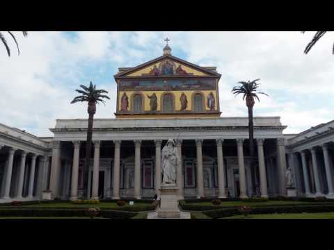 Vidéo: Basilique Saint-Paul-hors-les-Murs à Rome