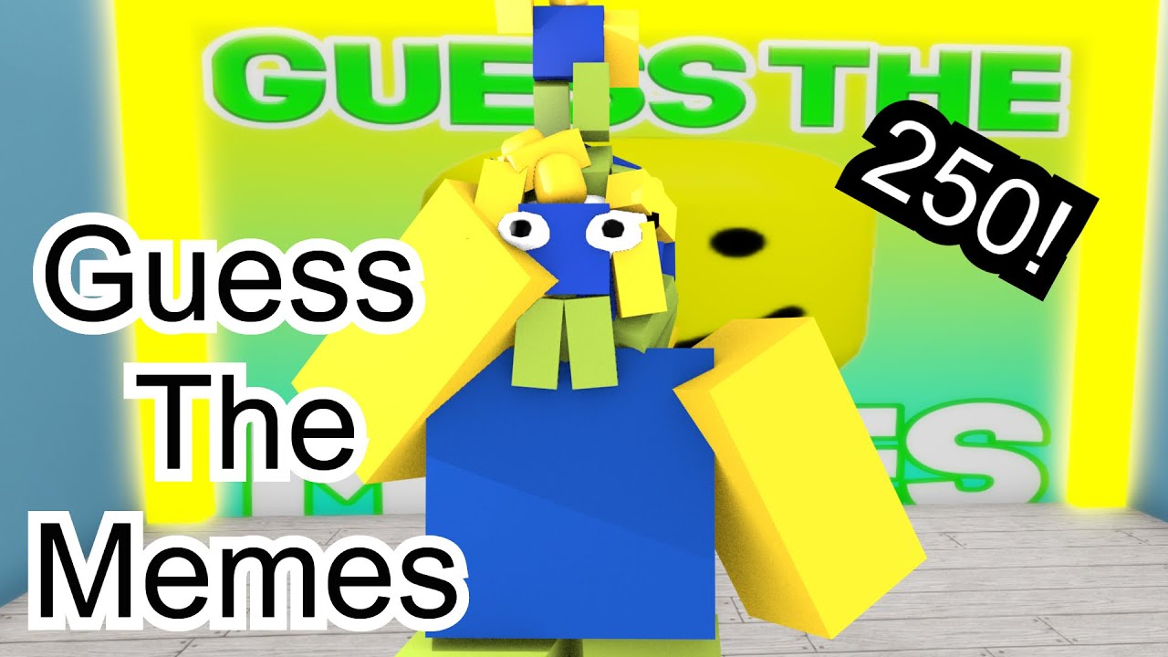 All Memes In Guess The Memes Roblox