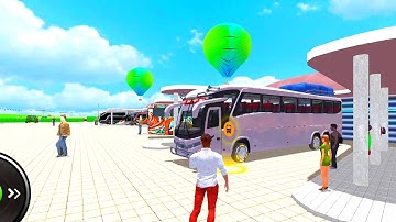 Real Coach Bus Simulator 3D - New City Bus Driving Adventure Games 2025 - Bus Game Andriod Gameplay