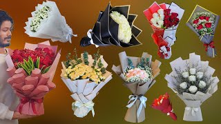 NEW Top10 Wrapping Flower Tutorial. Flower Bouquet, How To Wrap A Bouquet Of Flowers