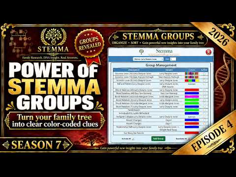 Stemma Groups REVEALED: Turn Your Family Tree Into Color-Coded Clues!