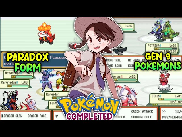 New] Pokemon GBA Rom Hack 2022 Pokemon Scarlet And Violet GBA! v1.5 Gen 9  Pokemon , Terastal Form - BiliBili