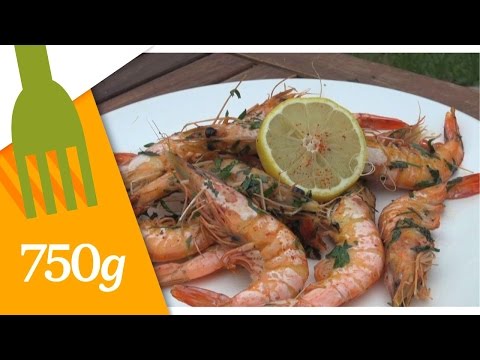 Recette de Gambas à la plancha - 750g