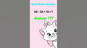 🔢Only Genius Can Solve in 5s! 🤯#MathPlazzleQuestion #MathPuzzle #BrainPuzzle #MathRiddles #MathQuiz