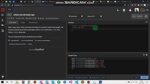 Задача на Codewars: регулярные  выражения test()