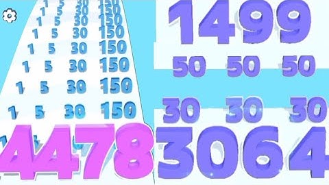 Lets Play Satisfying  Additional Math Games - Numbers Run Vs Merge Number Run