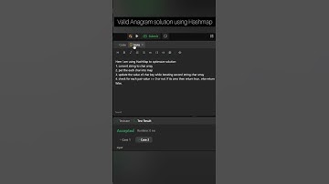 #Valid Anagram #leetcode #DSA#coding#shorts