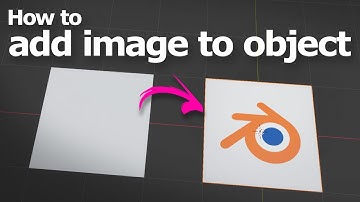 How to add image to plane in Blender