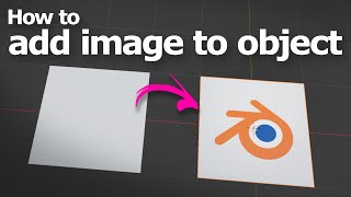 How to add image to plane in Blender