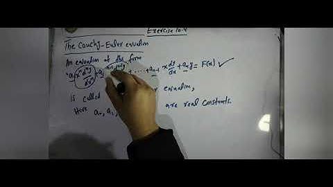 Exercise 10.4 Lecture#11 Mathematical Methods by S.M.Yousaf