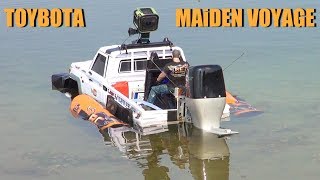 RC ADVENTURES  TOYBOTA  BBC TOP GEAR TRUCK BOAT TRiBUTE  Toyota LC70 UTE w/ Oversized Outboard