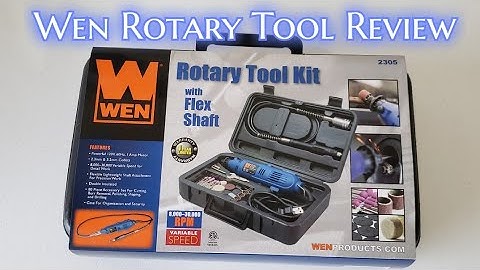 Wen 2305 Rotary Tool Review With Flex Shaft And Accessories Overview